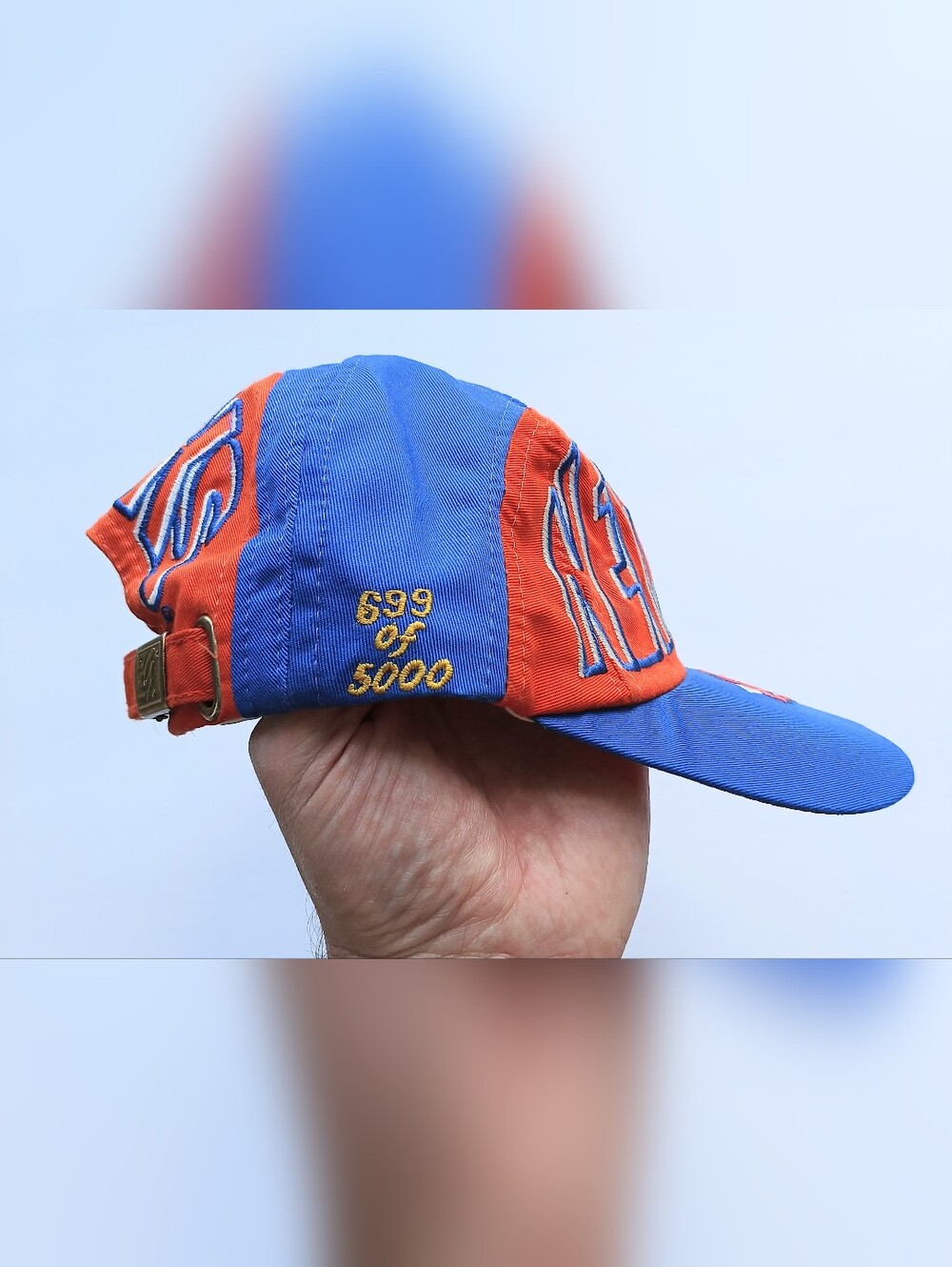 VTG 90s The Game New York Knicks Big Font Hat - Picture 9 of 13